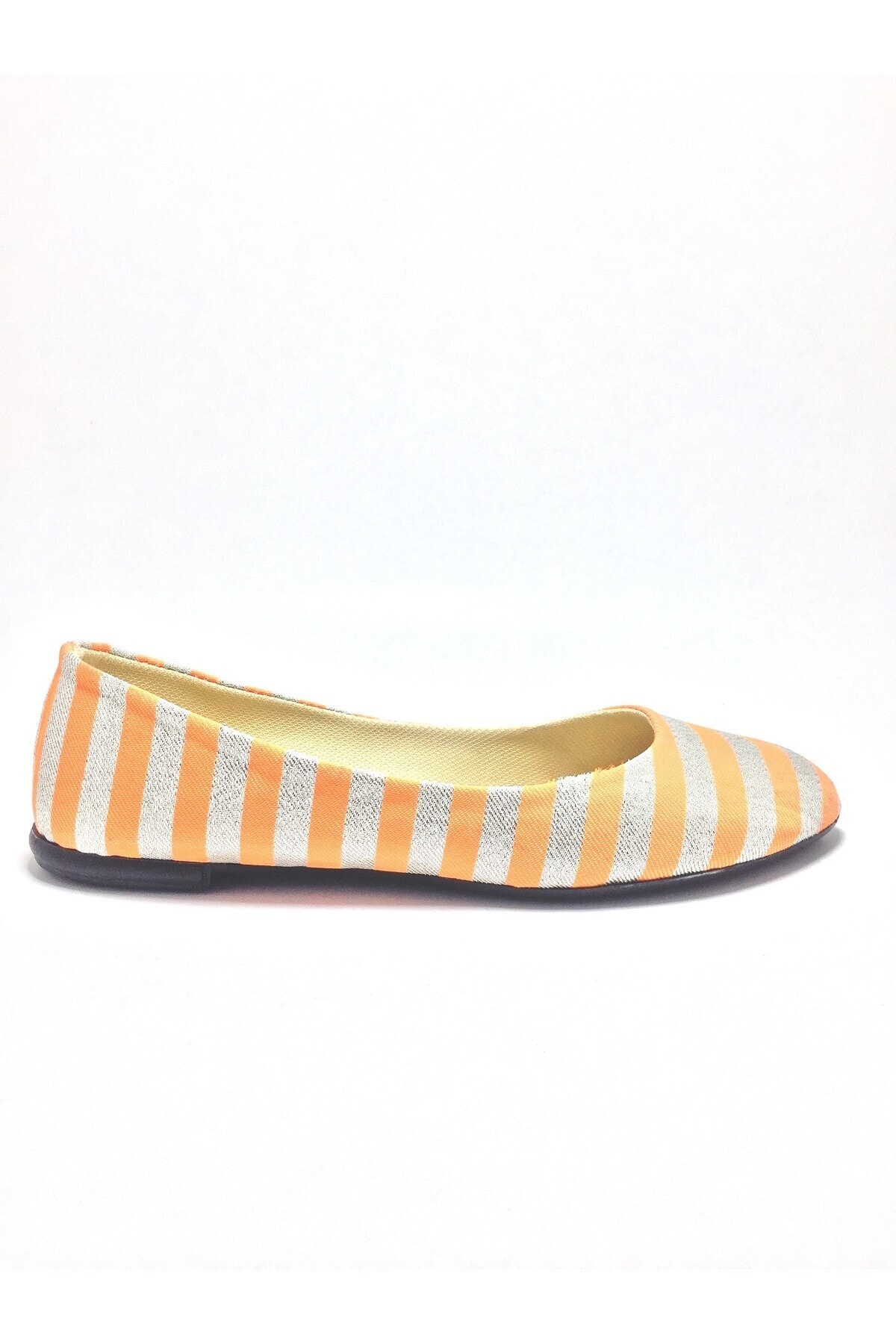 Orange Lines Delicate Shoes