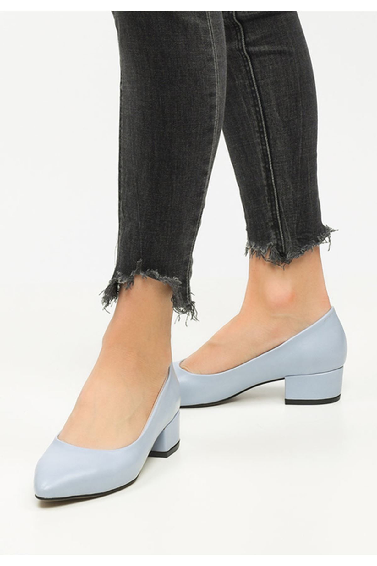 Stela blue beby Heeled Shoes